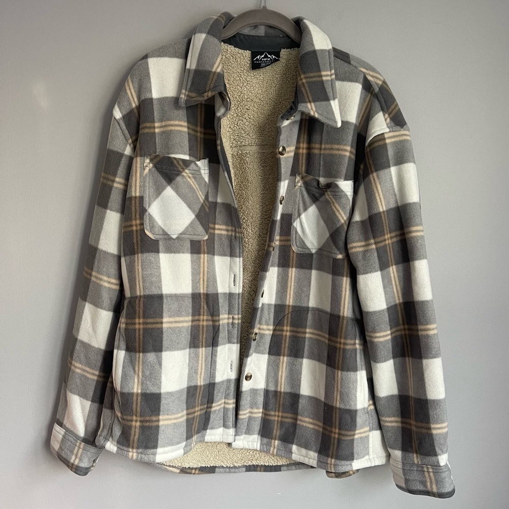 Men’s HFX Performance Fur Lined Flannel Jacket